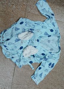 Cute Dinosaur Baby Outfit Set