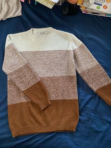 Cozy Striped Knit Sweater