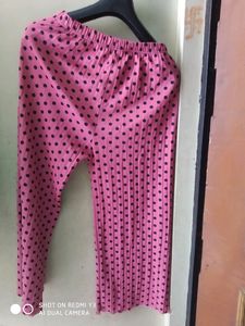 Plazzo Pink And Black Color
