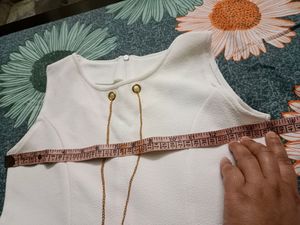 Women's white colored top-S Size