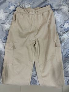 Baggy Comfy Beige Cargo Joggers