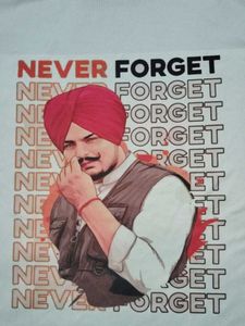 Siddhumoosewala T-shirt (Never Forger) New