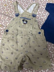 USA  Baby boy Overalls with Dog Print