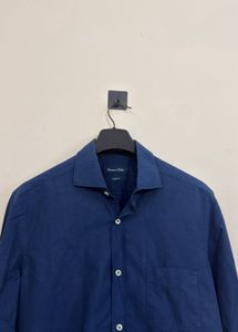Massimo Dutti Blue Slim Fit Shirt