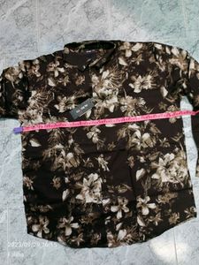 Alberto Branded Floral Shirt 4XL
