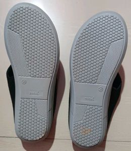 Ajanta Black Comfort Slippers