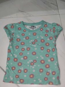 Cute Floral Print T-Shirt