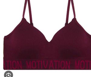 Burgundy Motivation Bra