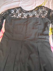Elegant Black Lace Gown