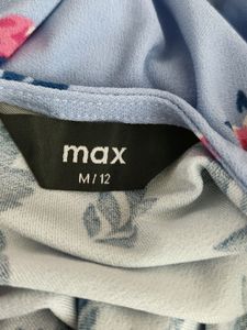 Light Blue Floral Print Dresses (Women's)