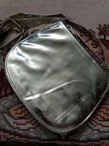 Silver Shoulder Bag