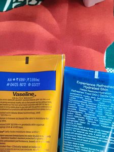 Vaseline sunscreen &amp; Pilgrim face wash Skincare Du