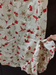 Cute Floral Print Slip Dress