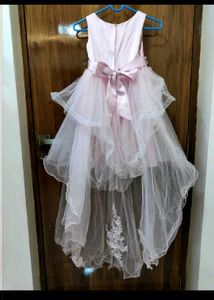 Girls Baby Pink Party wear Floral dress 🌸