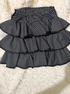 Y2k Tiered Ruffle Skirt