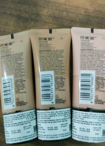 Maybelline Fit Me BB Cream SPF 50 Lot
