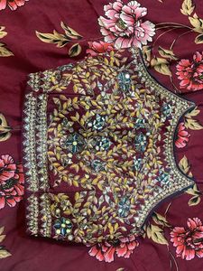 Mirror work lehenga choli