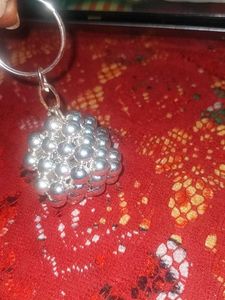 Beaded Bag Keychain