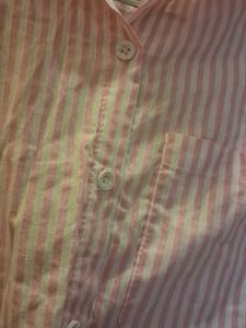 Pink Striped Button-Up Shirt
