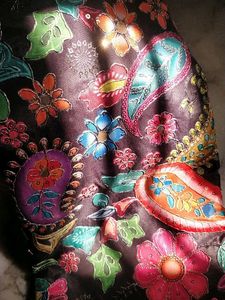 Beautiful Floral Embellished Dress Material
