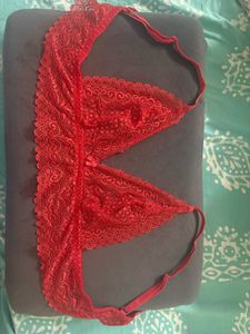 Red Lace Bralette