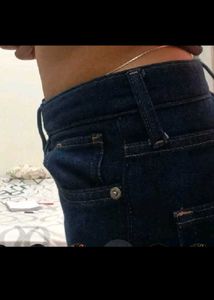 Dark Wash High Waisted Wide Leg Jeans
