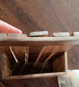 Rustic Wooden Key Holder Wall Organizer
