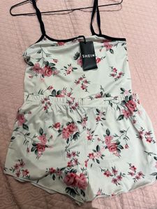SHEIN Floral Pajama Set