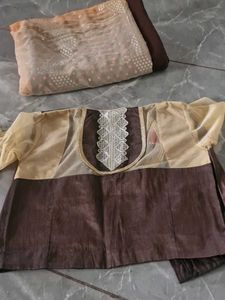 Elegant Embroidered Saree