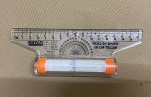Drafter with ruler for engineering students