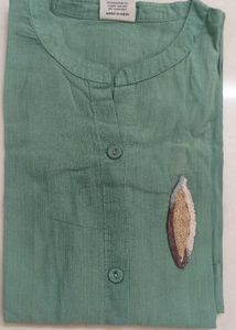 Elegant Green Embroidered Kurta