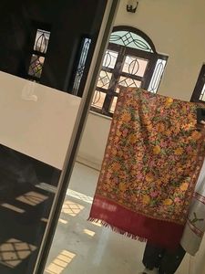 Floral Kashmiri Embroidered Stole