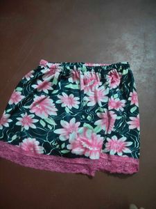 Floral Printed Night Dress