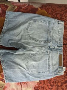 Light Wash Denim Shorts