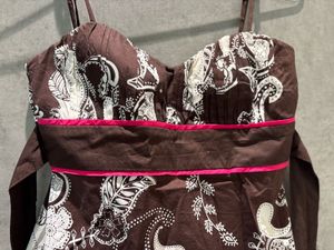 padded Print Sundress