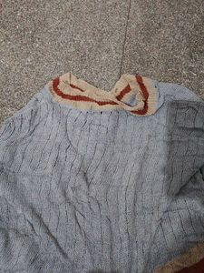 Cozy Striped Knit sweater (crochet)