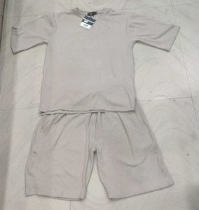 Cute Beige Co-ord Set