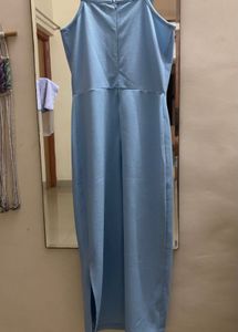 Sky Blue Dress with Matching Jacket