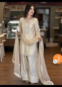 Elegant Black Velvet Kurti with Pants
