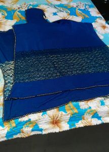 Elegant Navy Blue hijab or stole
