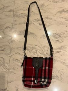 Stylish Plaid Crossbody Bag
