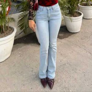 Light Wash Flare Jeans