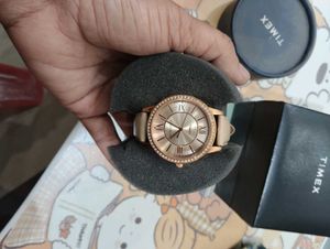 Elegant Timex Rose Gold Watch