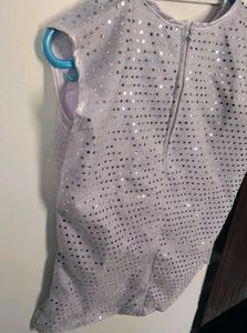 Sparkling Sequin Top + Dhoti style Pants DANCE