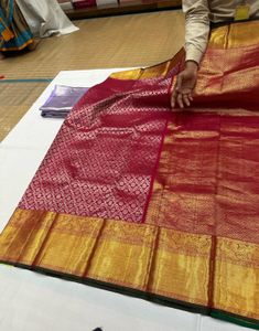Pure Gold Bridal Kanchipattu Saree(new Piece)