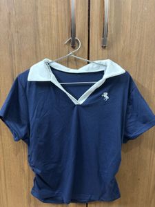 Navy Blue Polo T-shirt
