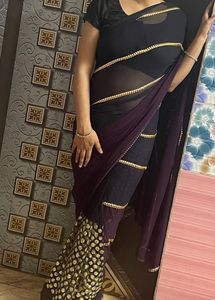 Purple Saree