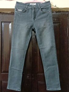 Stylish Grey Denim Jeans