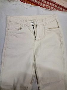 beige oldmoney classic jeans/ ONLY MONEY NO COINS