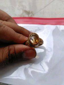 100% NATURAL Gemstone CITRINE Ring